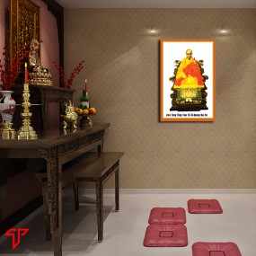Tranh phật giáo liên tông thập tam tổ việt nam